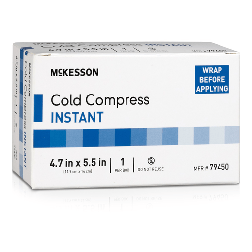 McKesson Instant Cold Pack, 4-7/10 x 5-1/2 Inch | Quantity - 1x CS