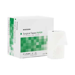 McKesson Medical Tape, 3 Inch x 10 Yard, White | Quantity - 1x RL