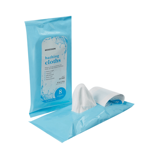 McKesson Scented Rinse-Free Bath Wipe, Soft Pack | Quantity - 1x CS