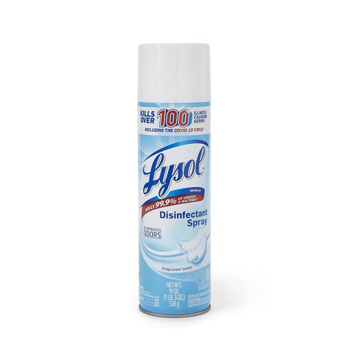 Lysol® Disinfectant Spray Crisp Linen® Scent, Aerosol Can, 19 oz. | Quantity - 1x CS