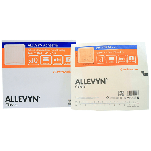 Allevyn Adhesive with Border Foam Dressing, 5 x 5 Inch | Quantity - 1x EA