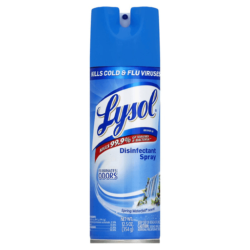 Lysol® Disinfectant Spray Spring Waterfall® Scent, 12.5-ounce can | Quantity - 1x EA