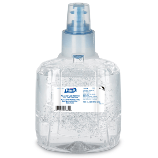 Purell® Advanced Hand Sanitizer 1,200 mL 70% Ethyl Alcohol Gel Green Certified | Quantity - 1x EA