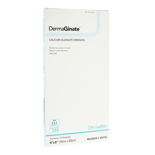 DermaGinate® Alginate Dressing, 4 x 8 inch | Quantity - 1x BX