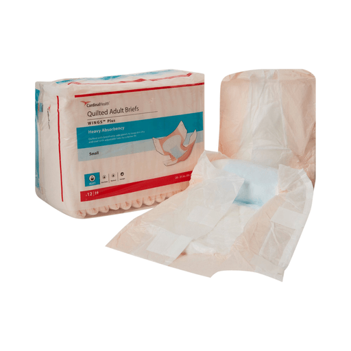 Wings™ Plus Heavy Absorbency Incontinence Brief, Small | Quantity - 1x CS