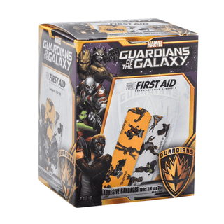 American® White Cross Stat Strip® Guardians of the Galaxy Adhesive Strips | Quantity - 1x CS