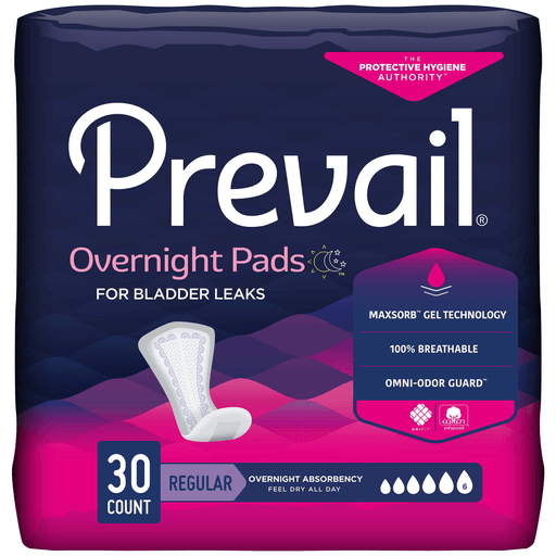 Prevail® Daily Pads Overnight Bladder Control Pad, 16-Inch Length | Quantity - 1x CS