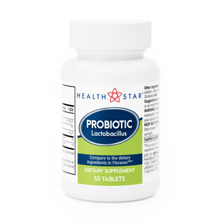 Health*Star® Lactobacillus Probiotic Dietary Supplement Tablets | Quantity - 1x CS