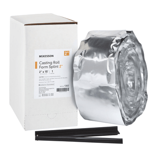 McKesson White Casting Roll Form Splints, 2 Inch x 15 Foot | Quantity - 1x CS
