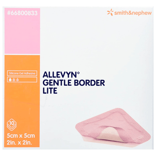 Allevyn™ Gentle Border Lite, 5 x 5 Centimeter | Quantity - 1x BX