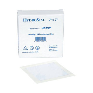 HydroSeal IV Site Barrier Protector, Clear, 7 x 7 inch, Disposable | Quantity - 1x BX