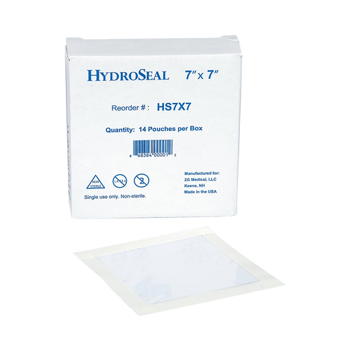HydroSeal IV Site Barrier Protector, Clear, 7 x 7 inch, Disposable | Quantity - 1x BX