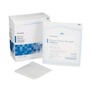 McKesson Sterile Gauze Sponge, 4 x 4 Inch, 12-Ply | Quantity - 1x BX