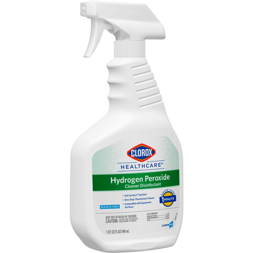 Clorox Healthcare® Hydrogen Peroxide Cleaner Disinfectant, Spray Bottle, 32 oz. | Quantity - 1x EA