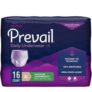 Prevail® Daily Absorbent Underwear, X-Large, Lavender | Quantity - 1x CS
