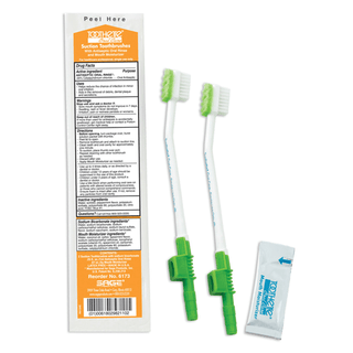 Toothette® Suction Toothbrush Kit with Oral Rinse | Quantity - 1x PK
