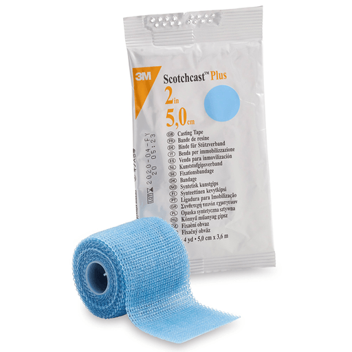 3M™ Scotchcast™ Plus Light Blue Cast Tape, 2 Inch x 4 Yard | Quantity - 1x CS