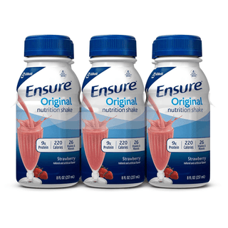 Ensure® Original Nutrition Shake, Strawberry, 8-ounce bottle | Quantity - 1x PK