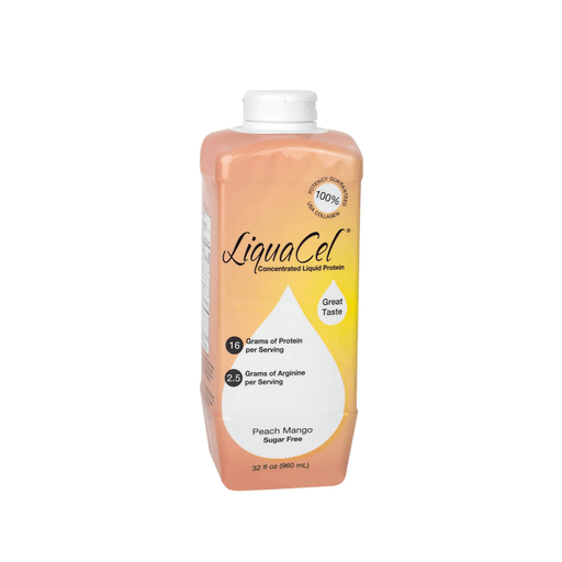 LiquaCel® Peach Mango Concentrated Liquid Protein, 32-ounce bottle | Quantity - 1x CS