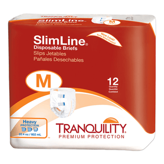 Tranquility® SlimLine® Heavy Protection Incontinence Brief, Medium | Quantity - 1x PK