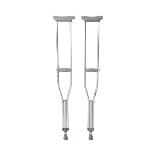 McKesson Adult Underarm Crutches, 5'2" – 5'10" | Quantity - 1x CS