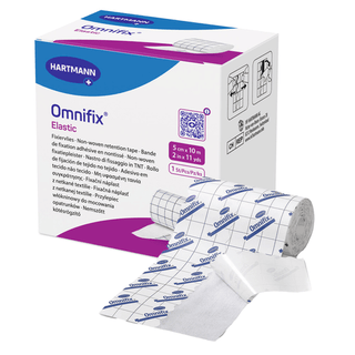 Omnifix® Elastic Dressing Retention Tape with Liner, 2 Inch x 10 Yard, White | Quantity - 1x RL