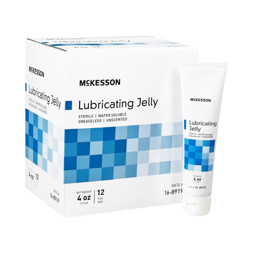 McKesson Lubricating Jelly, 4-ounce Tube | Quantity - 1x CS