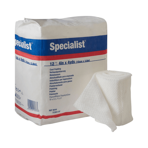 Specialist® White Cotton / Rayon Undercast Cast Padding, 4 Inch x 4 Yard | Quantity - 1x BG