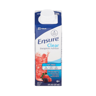 Ensure® Clear Therapeutic Nutrition, Mixed Berry, 8-ounce carton | Quantity - 1x EA
