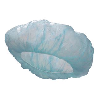 McKesson Disposable Bouffant Surgical Caps, Blue, Elastic Closure, 21" | Quantity - 1x BX