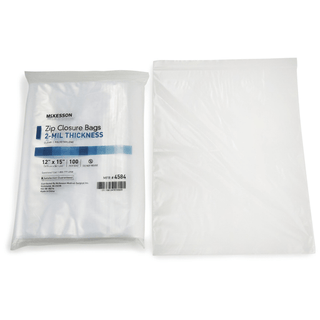 McKesson Zip Closure Bag, 12 X 15 Inches | Quantity - 1x BX