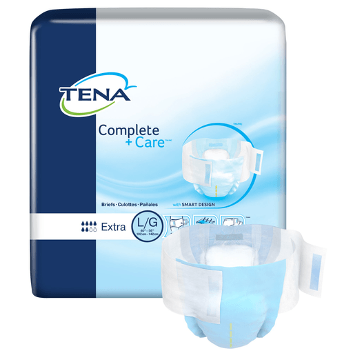 Tena® Complete +Care™ Extra Incontinence Brief, Large | Quantity - 1x BG