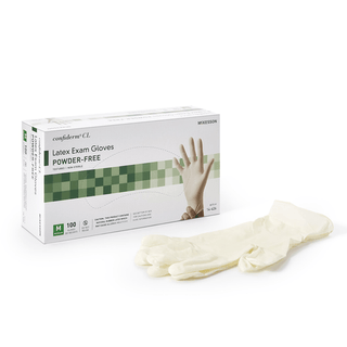 McKesson Confiderm® CL Latex Exam Glove, Medium, Ivory | Quantity - 1x CS