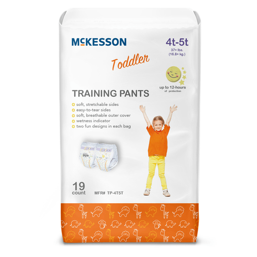McKesson Toddler Training Pants, 4T to 5T for Children weighing 37+ lbs. | Quantity - 1x CS