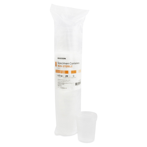 McKesson Specimen Container without Lid, 120 mL | Quantity - 1x EA