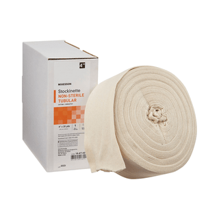 McKesson Beige Cotton Tubular Stockinette, 4 Inch x 25 Yard | Quantity - 1x CS