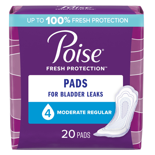 Poise® Bladder Control Pads, Adult Women, Disposable | Quantity - 1x CS