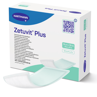 Zetuvit® Plus Sterile Superabsorbent Dressing, 4 x 4 Inch | Quantity - 1x EA