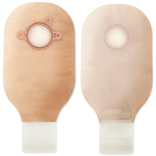 New Image™ Ultra Clear Ostomy Pouch, Pre-cut to Fit 102 mm Stomas, Yellow Match | Quantity - 1x EA