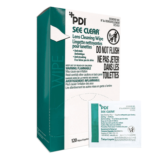 See Clear® Eye Glass Cleaning Wipes | Quantity - 1x CS