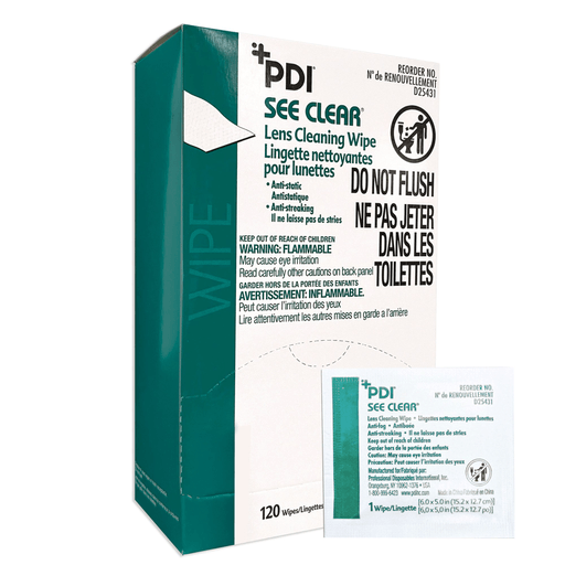 See Clear® Eye Glass Cleaning Wipes | Quantity - 1x CS