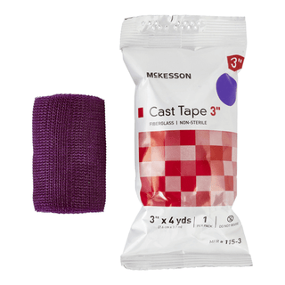 McKesson Purple Cast Tape, 3 Inch x 4 Yard | Quantity - 1x BX