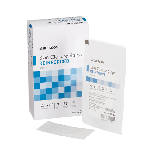 McKesson Skin Closure Strip, ¼ X 3 Inch | Quantity - 1x CS