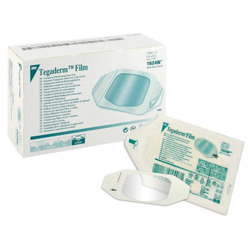 3M™ Tegaderm™ Transparent Sterile Film Dressing, 2-3/8 x 2¾ Inch | Quantity - 1x CS