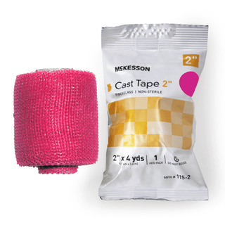 McKesson Pink Cast Tape, 2 Inch x 4 Yard | Quantity - 1x BX