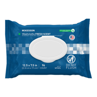 McKesson® Fresh Scent Washcloths, 96 ct. | Quantity - 1x PK