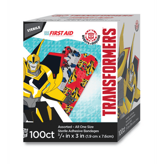 BANDAGE, ADHSV TRANSFORMERS 3/4X3" (100/BX 12BX/CS) | Quantity - 1x BX