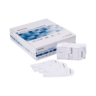 McKesson Pill Envelope, 3½ x 2¼ Inch | Quantity - 1x PK