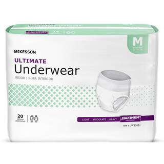 McKesson Ultimate Heavy Absorbency Incontinence Underwear, Medium | Quantity - 1x BG