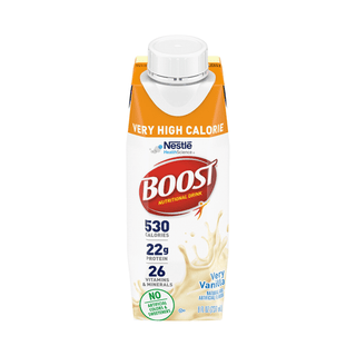 Boost® Very High Calorie Vanilla Nutritional Drink, 8-ounce carton | Quantity - 1x CS